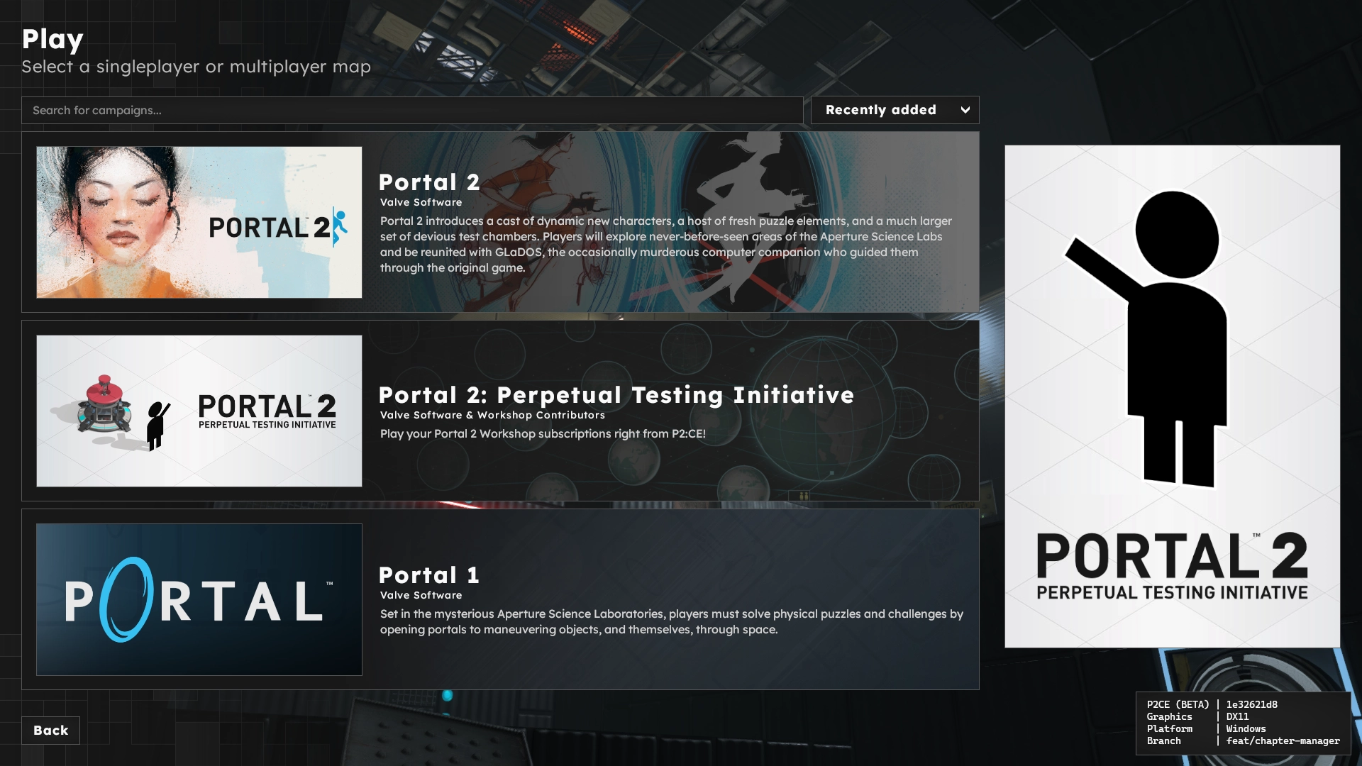 The new user interface for P2:CE